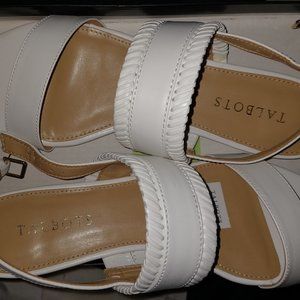 Talbot's Keri Whipstitch Leather sandals 8M